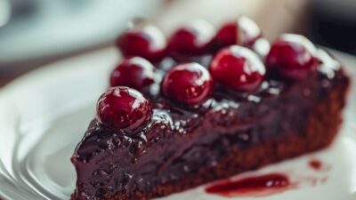Çikolatalı Vişneli Tart