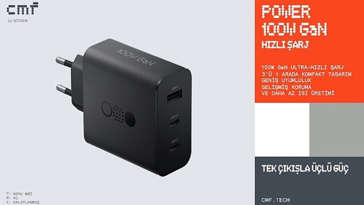 CMF’den GaN teknolojisiyle donatılmış iki yeni jenerasyon süratli şarj adaptörü