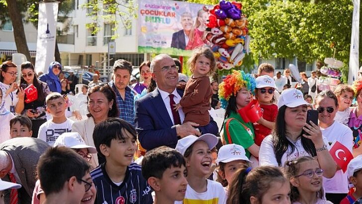 Gaziemir’i 23 Nisan coşkusu sardı