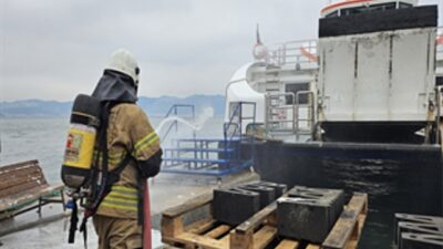 İZDENİZ’den yangın tatbikatı