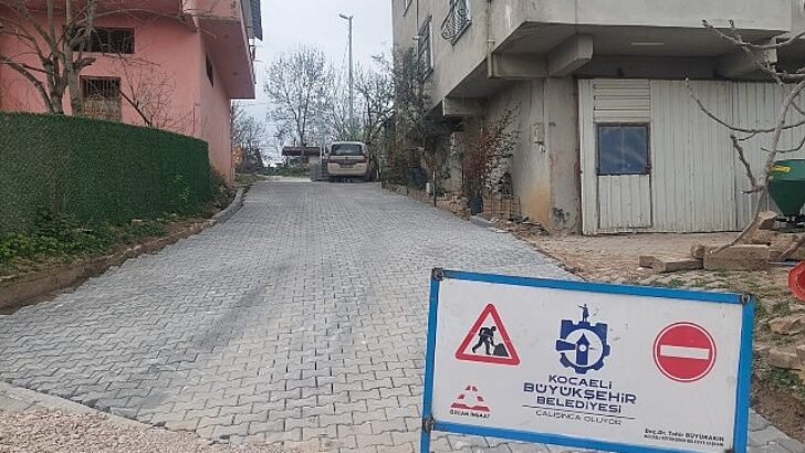 Körfez’in köylerine parke taşı döşeniyor
