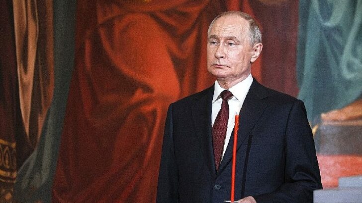 Moskova ve Tüm Rusya Patrik’i Kiril’e Paskalya Kutlamaları