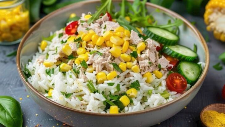 Pirinçli Tavuk Salatası Tarifi