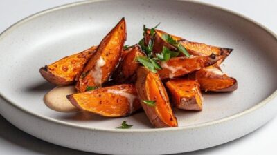 Tahin Soslu Tatlı Patates