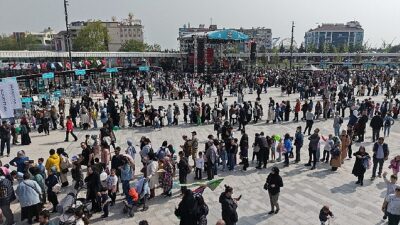 Ulusal İrade Meydanı birinci gün dolup taştı