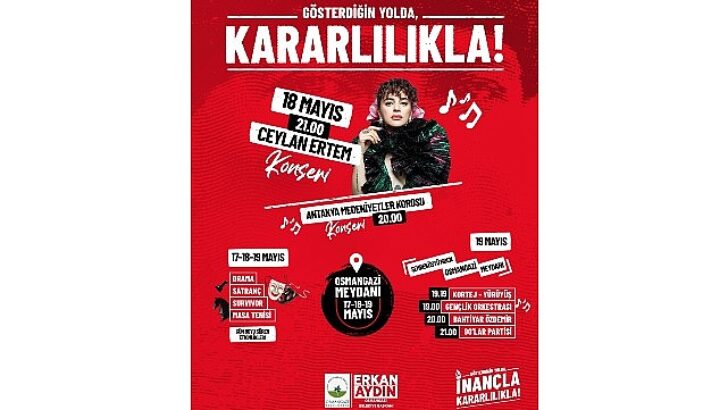 19 Mayıs Osmangazi’de büyük coşkuyla kutlanacak