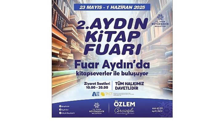 2. Aydın Kitap Fuarı, Fuar Aydın’da Başlıyor