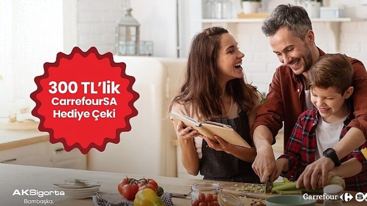 Aksigorta’dan Konut Sigortası Alanlara CarrefourSA İkram Çeki Fırsatı