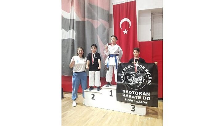 Aliağalı Karatecilerden 19 Mayıs Vilayet Şampiyonası’nda 9 Madalya