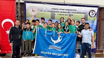 Aliağalı Yüzücülerden Madalya Gösteri, 16 Sportmen 16 Madalya İle Döndü