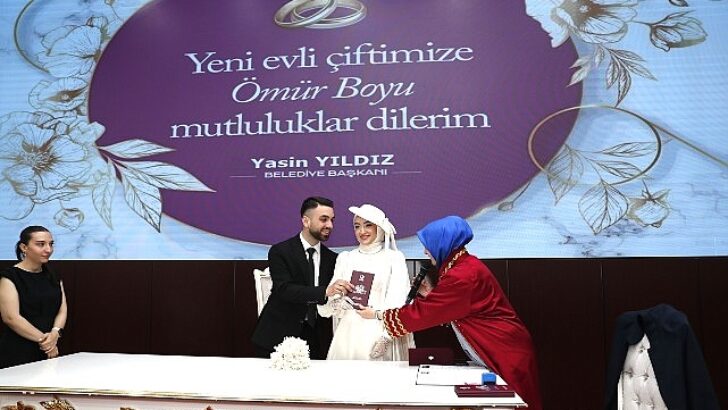 Bağcılar’da nikah masasında 05.05.2025 yoğunluğu