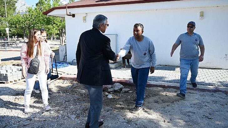 Başkan Topaloğlu ilçe genelindeki çalışmaları denetledi