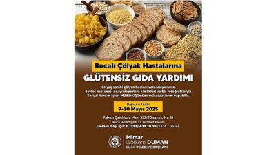 Buca Belediyesi’nden çölyak hastalarına glütensiz besin yardımı