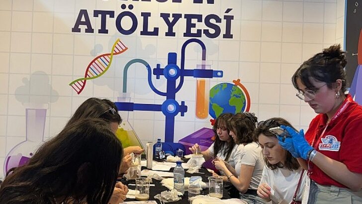 Canik Özdemir Bayraktar Keşif Yerleşkesi atölyeleri, TEKNOFEST KKTC’nin birinci gününde ziyaretçi akınına uğradı.