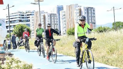 Çiğli’de pedallar tabiat için döndü