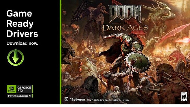 DOOM: The Dark Ages için GeForce Game Ready Sürücüsü Yayınlandı