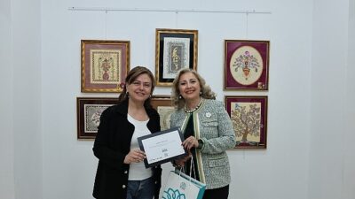 Ebru ve Kaat’ı standı Konak Kültürevi’nde