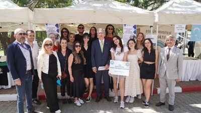 Ege Üniversitesinde bahar şenliği ateşi yakıldı