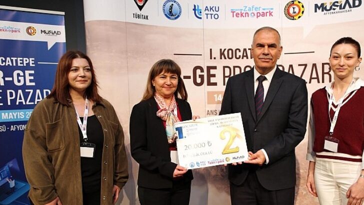 Egeli bilim takımı ‘I. Kocatepe Ar-Ge Proje Pazarı’ndan mükafatla döndü