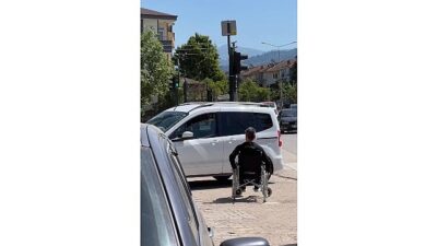 Engelli Bireylerin Trafikte Yaşadığı Zorluklar Farkındalık Görüntüsü İle Gündeme Getirildi
