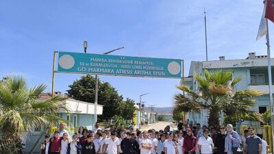 Gölmarmaralı öğrenciler arıtma tesisinde suyun pahasını yerinde öğrendi