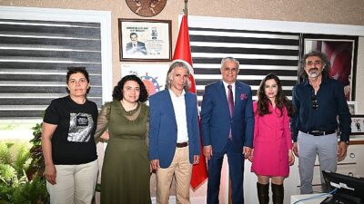 Göynük Ortaokul Müdüründen Lider Topaloğlu’na ziyaret