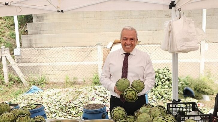 Hasanağa Enginar Şenliği’nde lezzet ve cümbüş bir ortadaydı