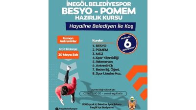 İnegöl Belediyesi’nden Gençlere Destek: “Hayaline Belediyen İle Koş”