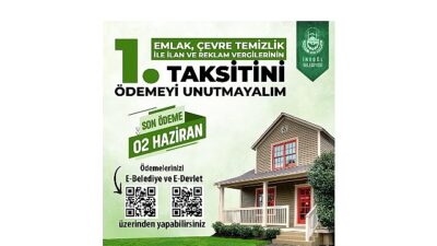 İnegöl Belediyesinden Mükelleflere Vergi Çağrısı