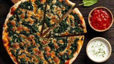 Ispanaklı Pizza