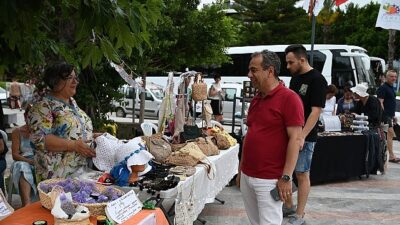 Kemer’de yılın birinci “Üreten mesken hanımları kermesi”