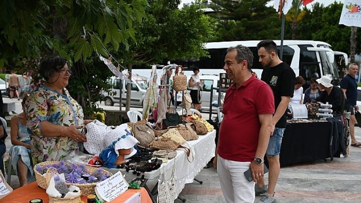 Kemer’de yılın birinci “Üreten mesken hanımları kermesi”