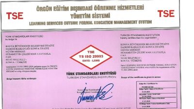 Konya Büyükşehir Belediyesi İtfaiye Dairesi Başkanlığı’na TSE’den Sertifika