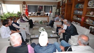 Kuzdere’de yaşayan vatandaşlardan Başkan Topaloğlu’na anlamlı ziyaret