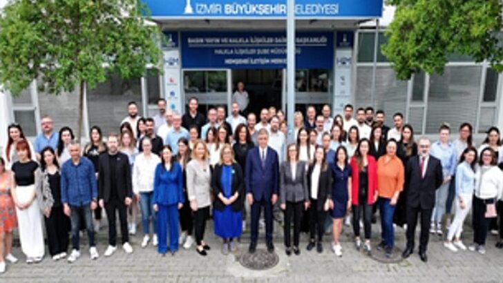 Lider Tugay, HİM işçisi ile buluştu