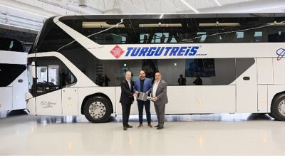 MAN, Türkiye’deki birinci çift katlı otobüs teslimatını Turgutreis Group Turizm’e yaptı