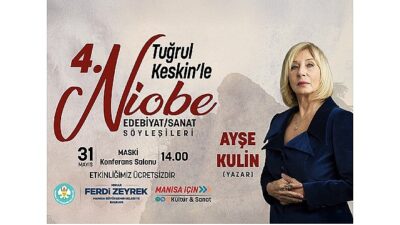 Niobe Edebiyat Söyleşileri Ayşe Kulin’i Ağırlayacak