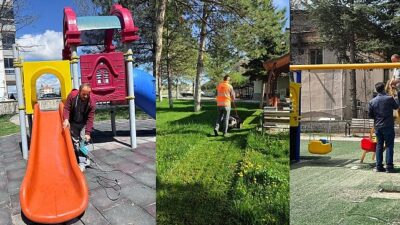 Park ve Bahçeler Müdürlüğü’nden Yoğun Bahar Mesaisi