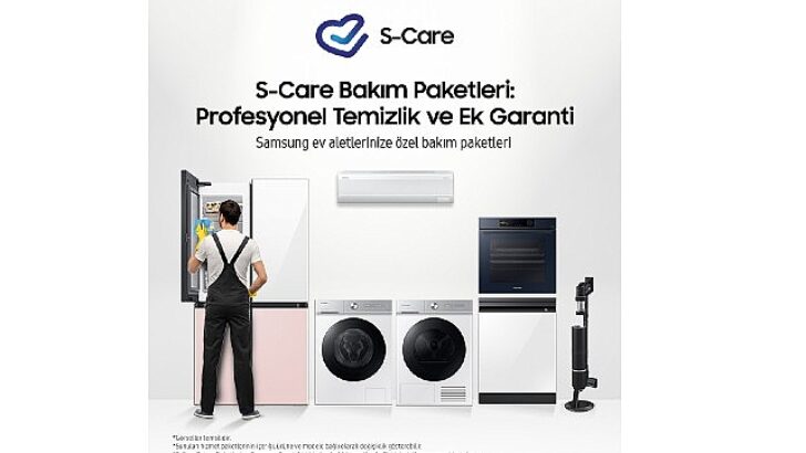 Samsung, mesken aletleri için profesyonel bakım hizmeti başlattı