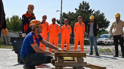 Selçuklu Belediyesi işçisi afetlere hazırlanıyor