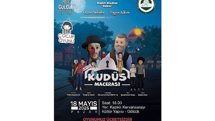 “Sırr: Kudüs Macerası” Animasyon Sineması Gölcüklü Çocuklarla Buluşacak
