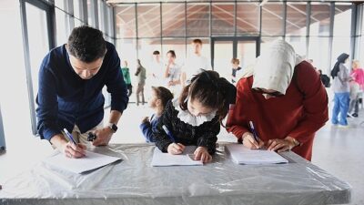 Tarihi koşuya katılacak sporseverler numaralarını aldı