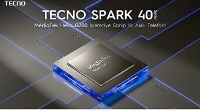TECNO SPARK 40+, MediaTek Helio G200 İşlemciye sahip birinci akıllı telefon olacak!