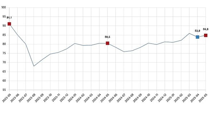 Tüketici İtimat Endeksi, Mayıs 2025