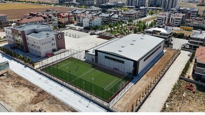 Ahmet Çalık Kapalı Spor Salonu ve Yapay Çim Alanı’nın Üretimi Tamamlandı