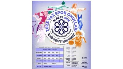 Aliağa Belediyesi Yaz Spor Okulları Kayıtları Başlıyor
