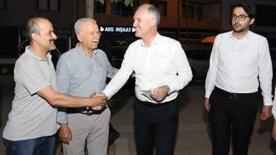 Başkan Alper Taban Sinanbey’de Vatandaşlarla Buluştu