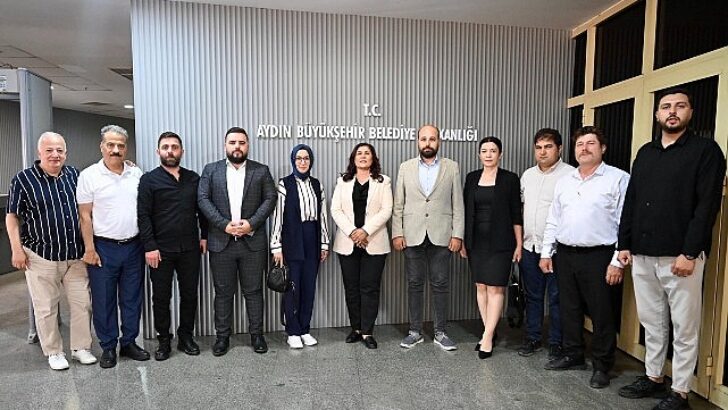 Başkan Çerçioğlu’na Aydın Gazeteciler Cemiyeti’nden Ziyaret