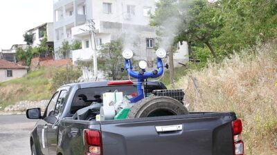 Bayraklı’da haşereyle çaba sürüyor