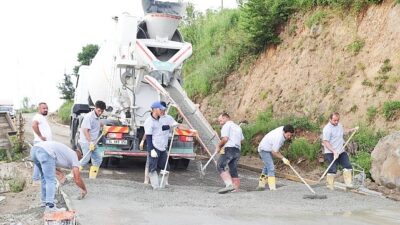 Canik Belediyesi’nden Kırsalda Ulaşım Atağı